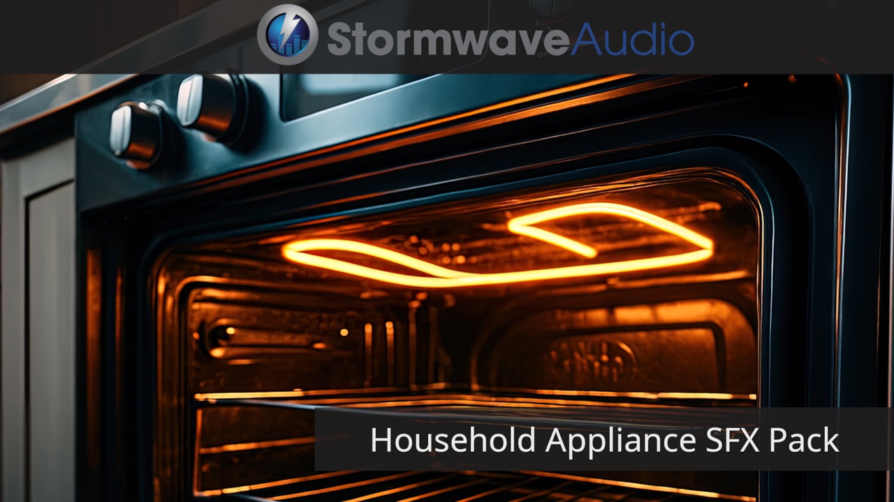 Media 1 for listing Household Appliance Sound Effects Pack