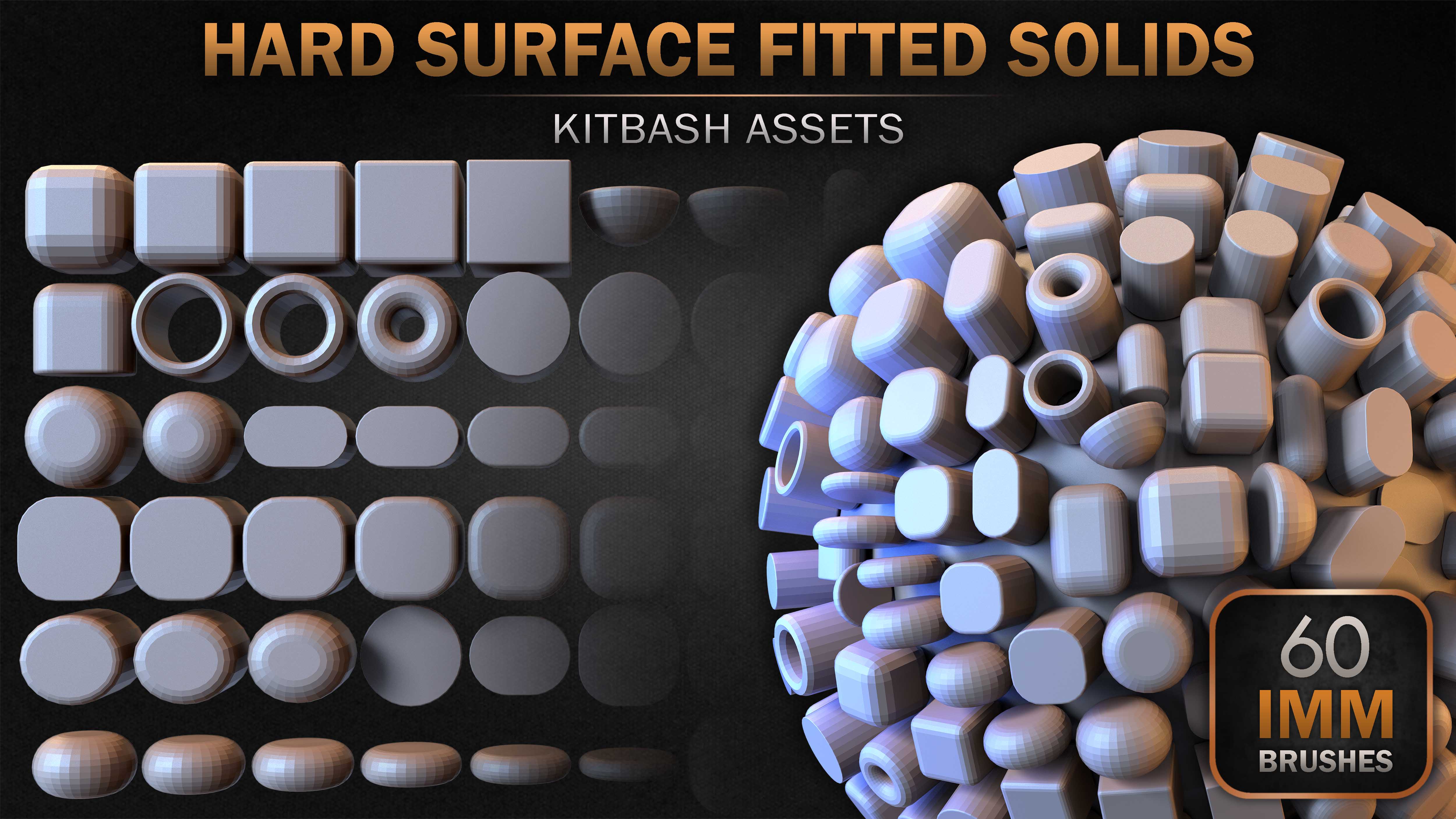 Solid Hardness 60 Hard Surface IMM Fitted Solids | Fab