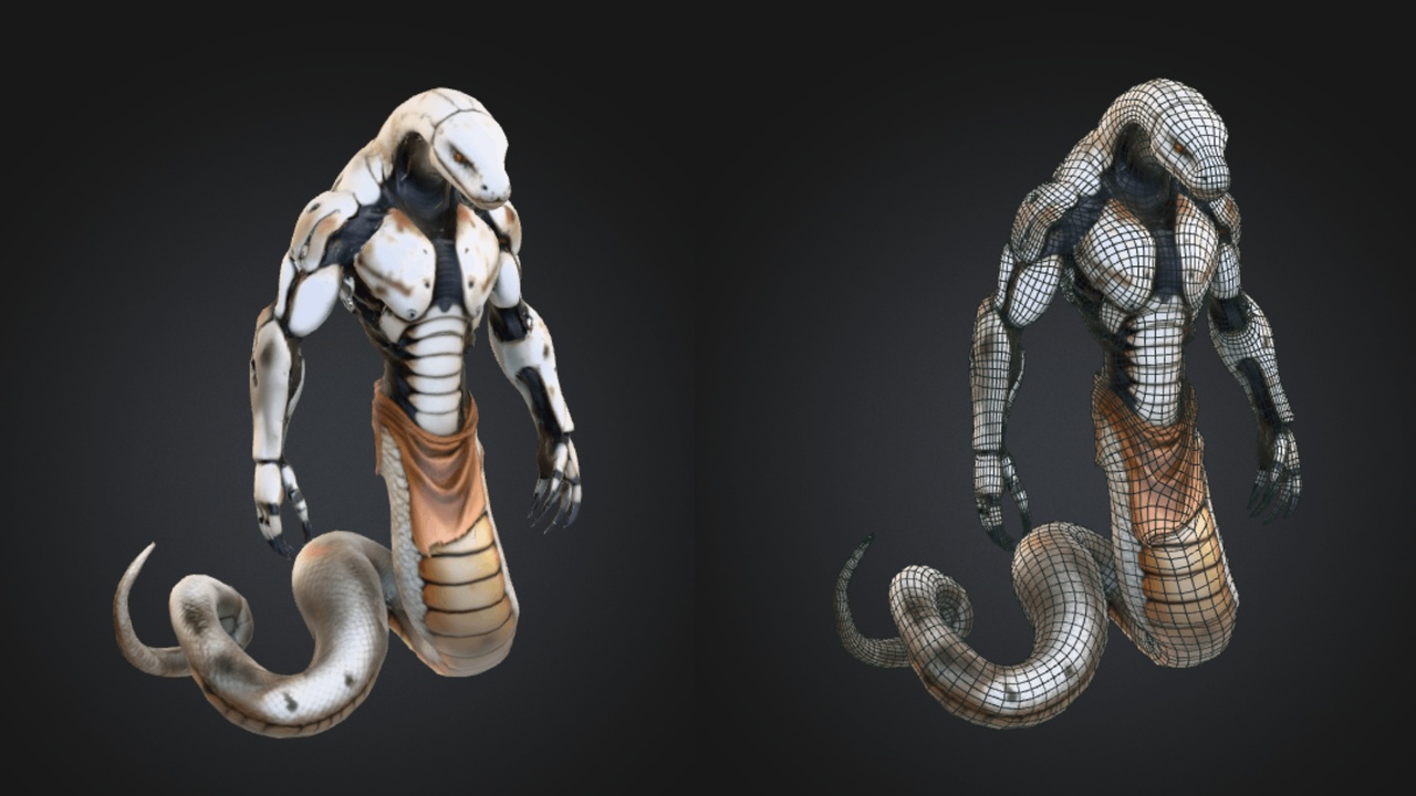 Snake_Robotic_Warrior | Fab
