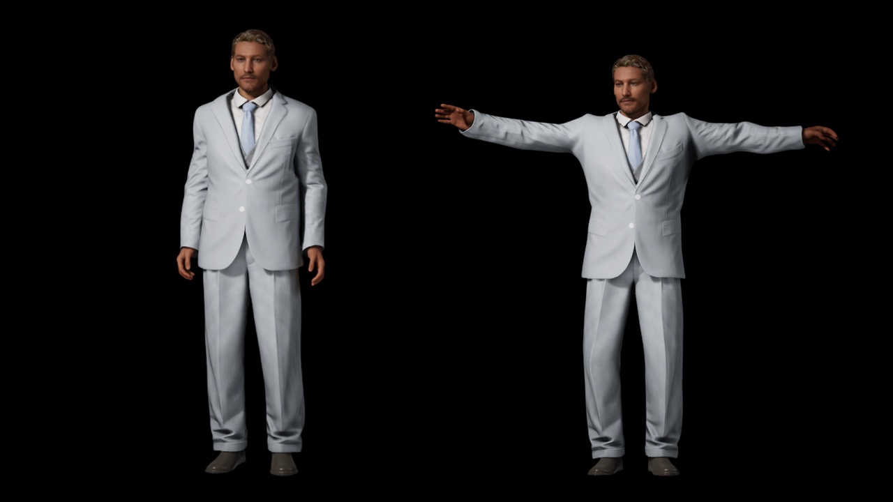 Media 1 for listing Realistic Formal Coat - Metahuman Compatible