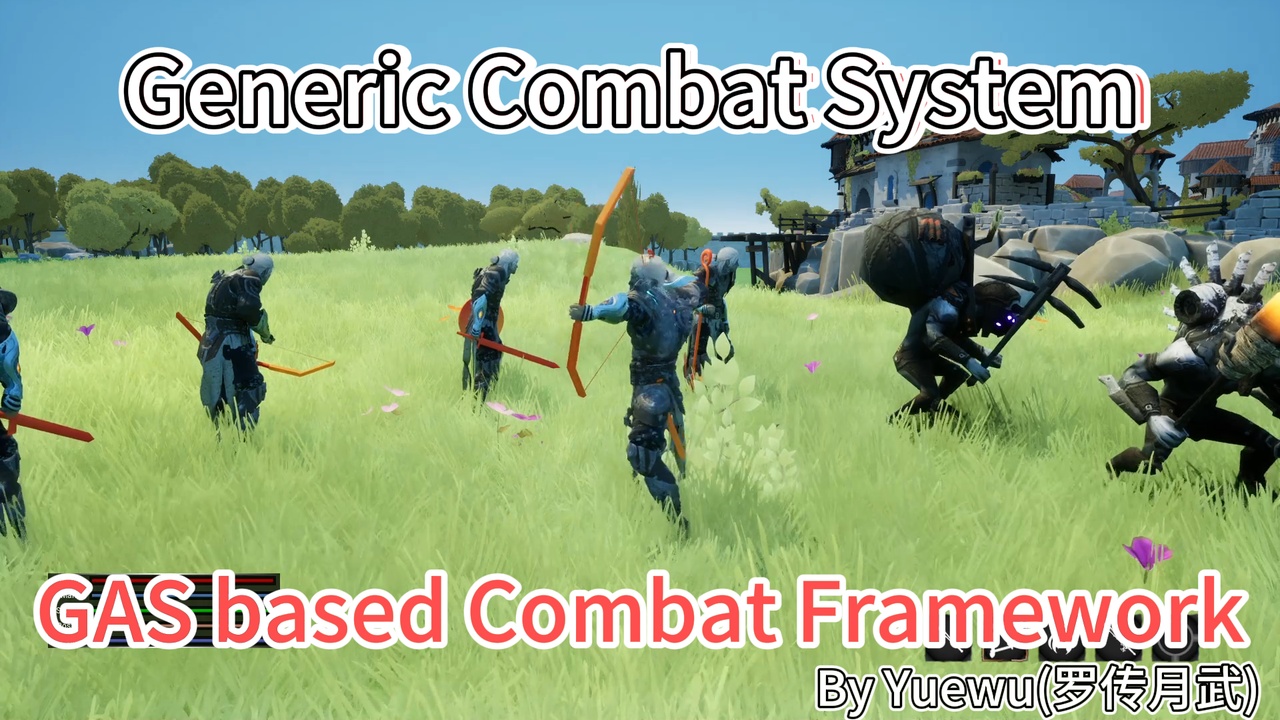 Media 1 for listing Generic Combat System - Advanced GAS based Multiplayer combat framework.