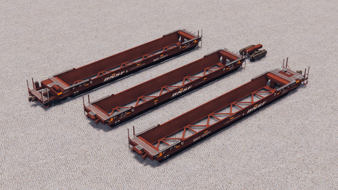 Media 1 for listing Double Stack Well Cars - BNSF Gunderson Maxi-IV