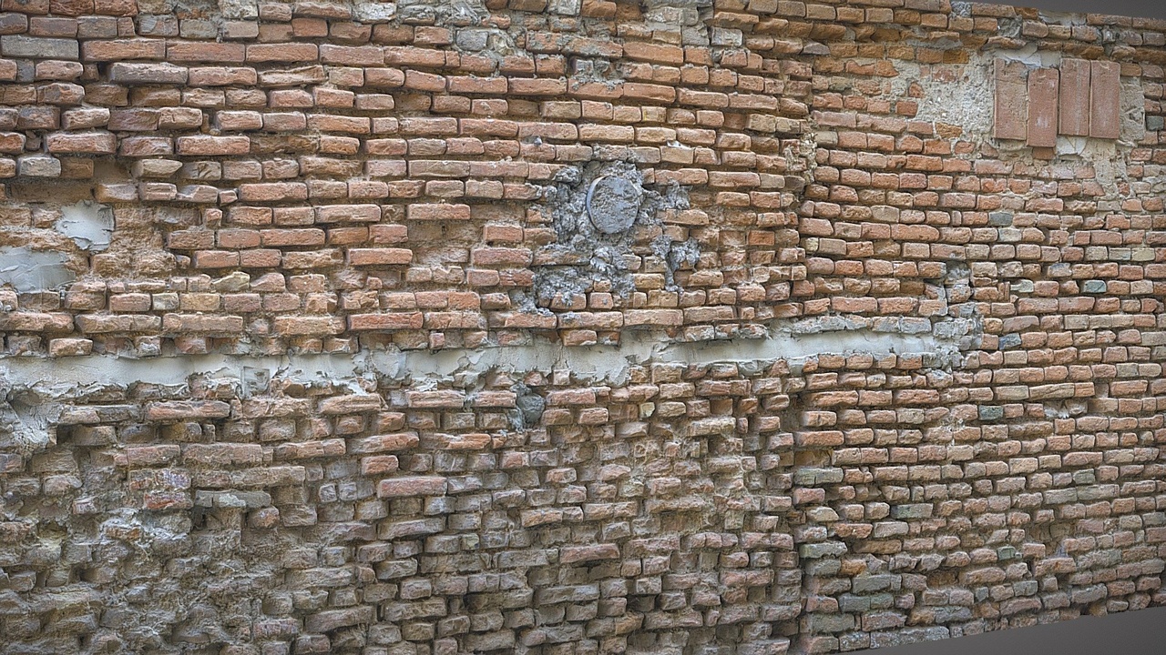 Media 1 for listing Decayed brick wall