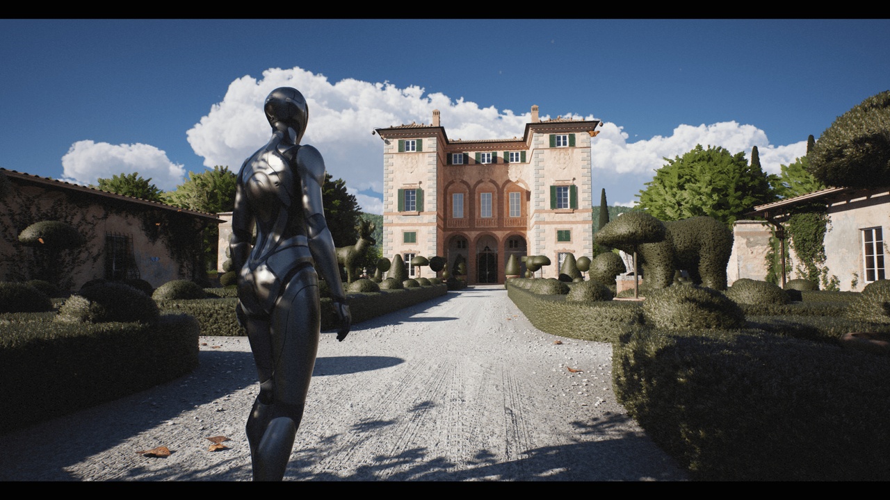 Media 1 for listing Real Villa Mega Pack Game Level - Modular bushes, Gardens, Statues, & Buildings