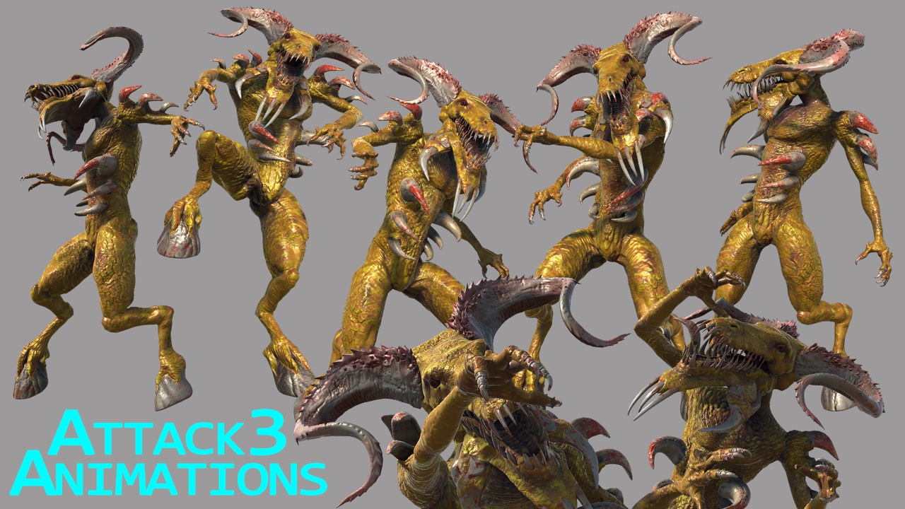 Media 1 for listing Attack3 Horror Animations