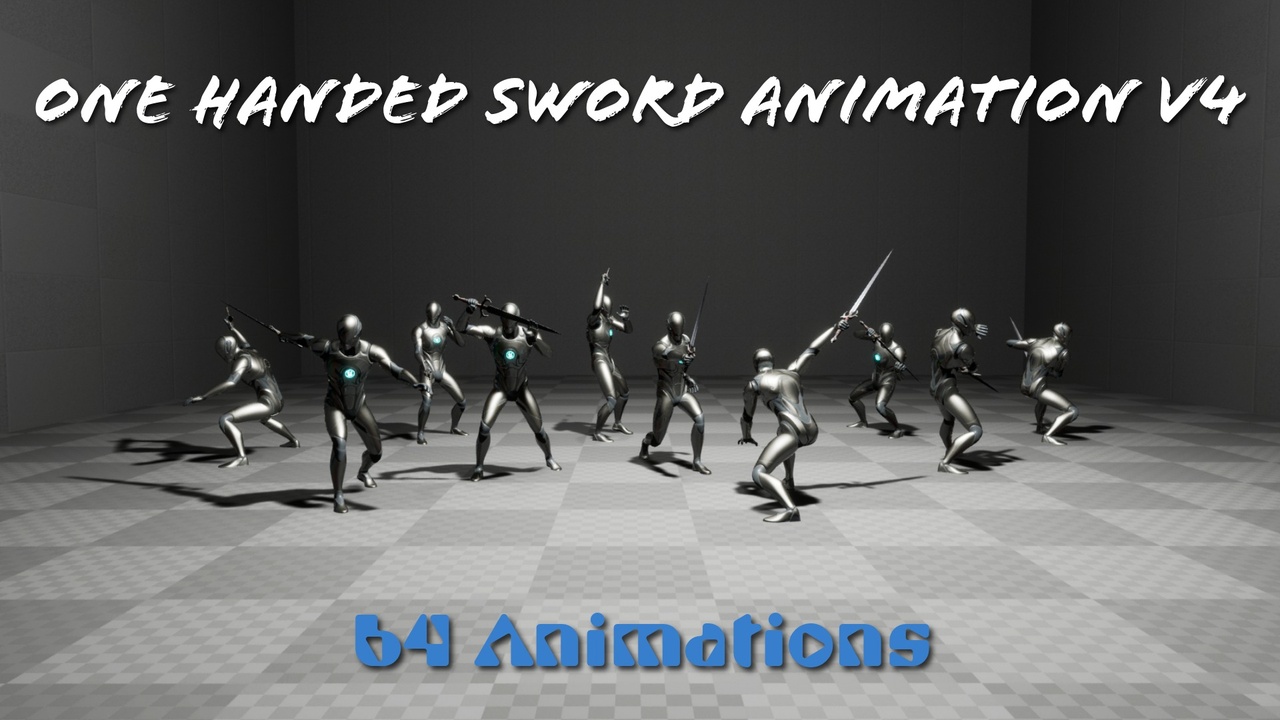 Media 1 for listing One Handed Sword Animations V4