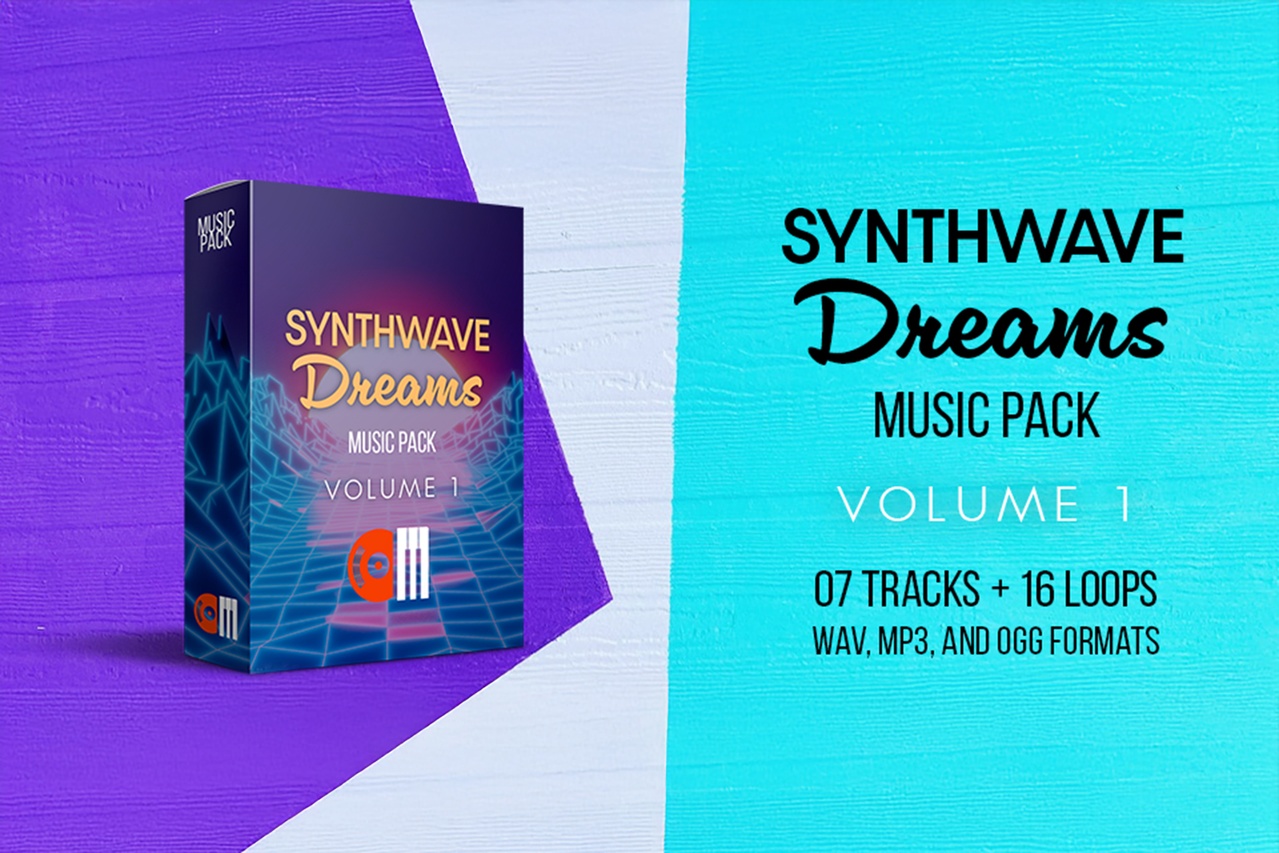 Media 1 for listing Synthwave Dreams Music Pack - Vol. 1