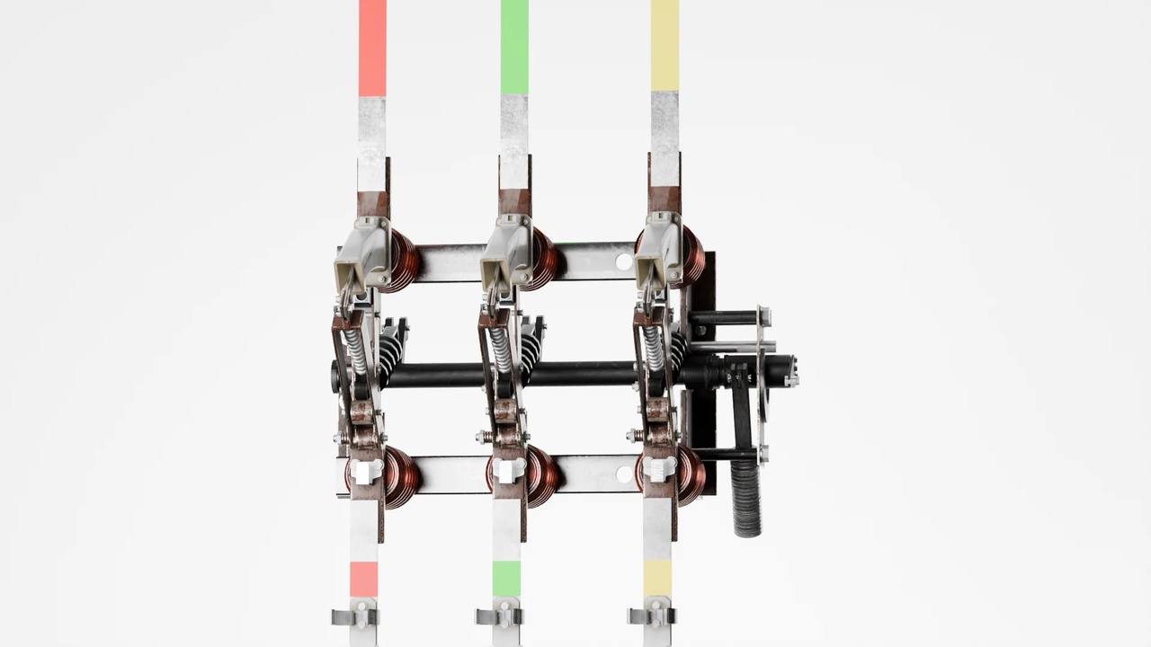 Media 1 for listing High Voltage Disconnect Switch Exploded View 3D Model
