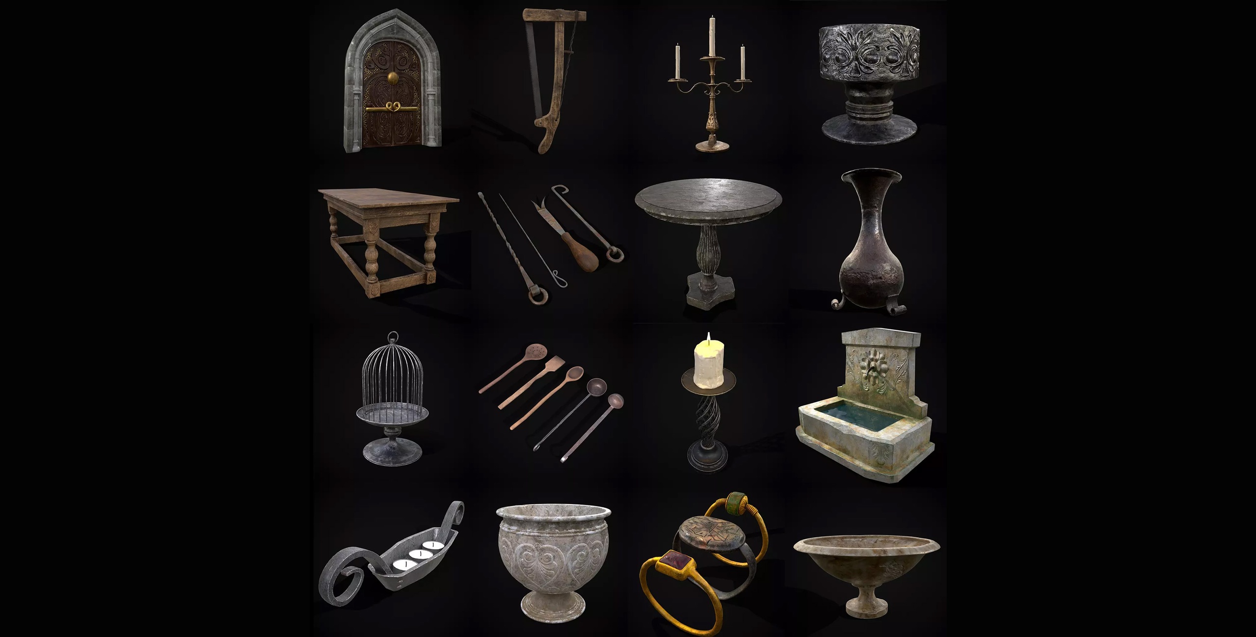 Media 1 for listing Medieval Prop Mix Fifty Six