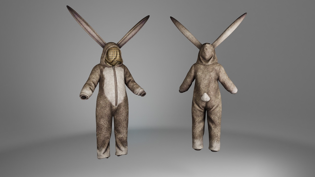 Media 1 for listing Bunny Onesie – MetaHuman Outfit | UE5