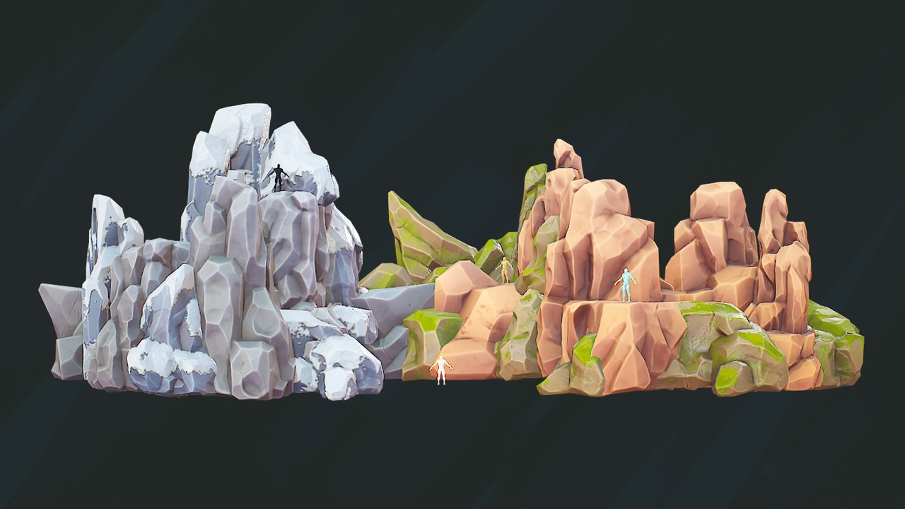 Медиа 1 для объявления Stylized Rocks