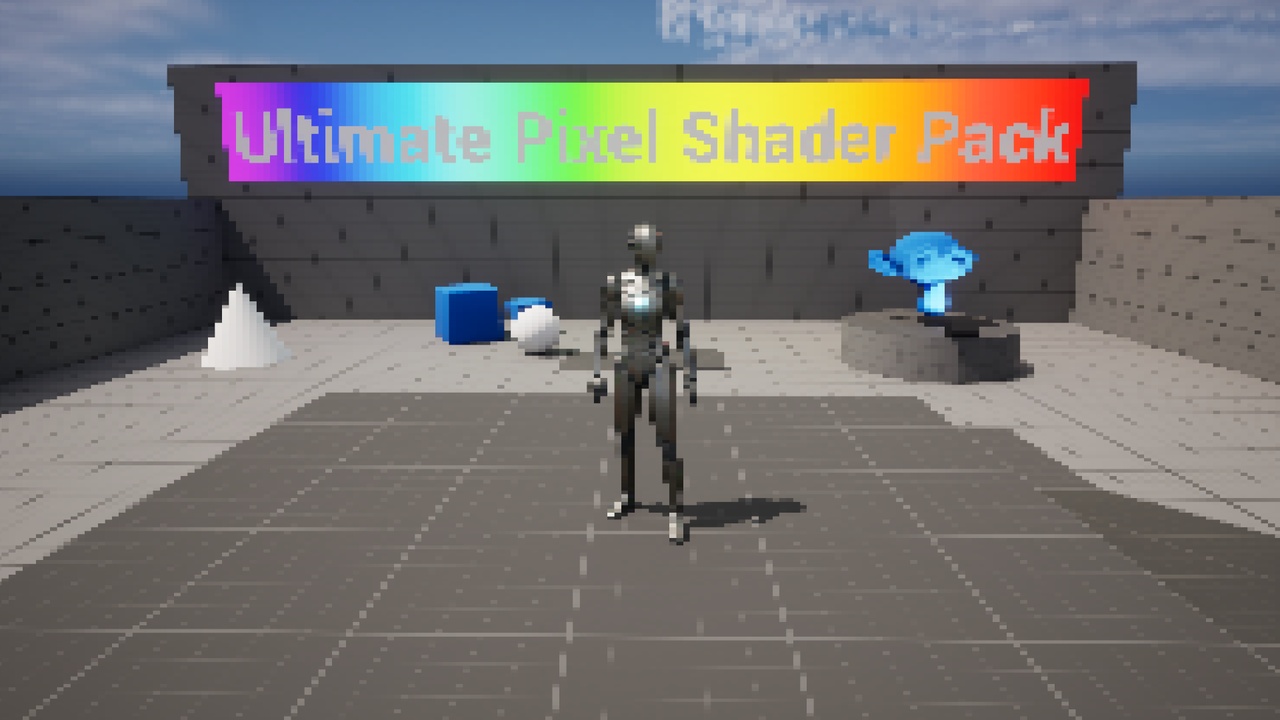Media 1 for listing Ultimate Pixel Shaders Pack - Customizable 8-bit Retro Effects