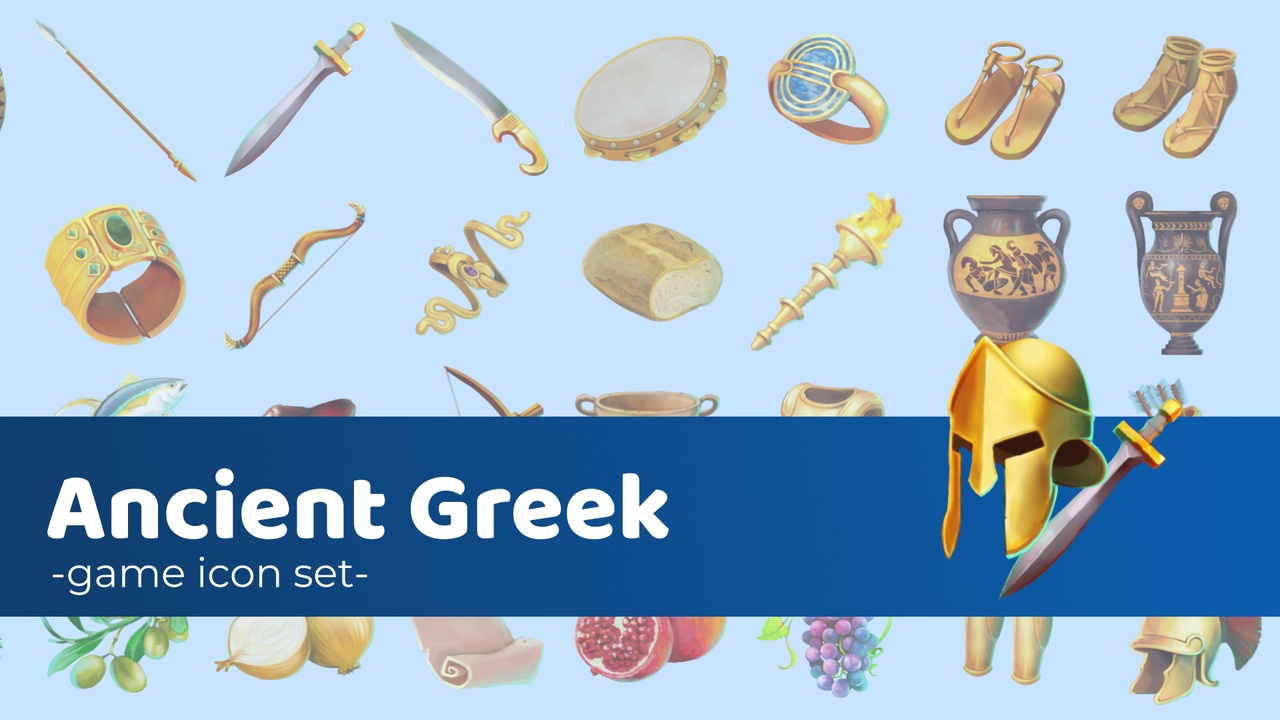Media 1 for listing Ancient Greek Icon Pack