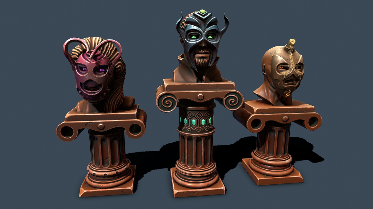 Media 1 for listing Pedestals with masks