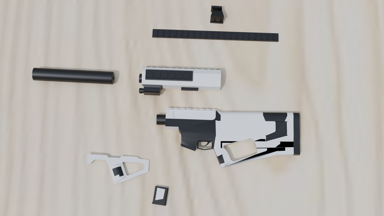 Stylized Modular Weapon Pack | Fab