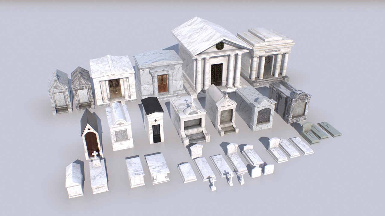 Media 1 for listing Mausoleums and Tombs pack 1