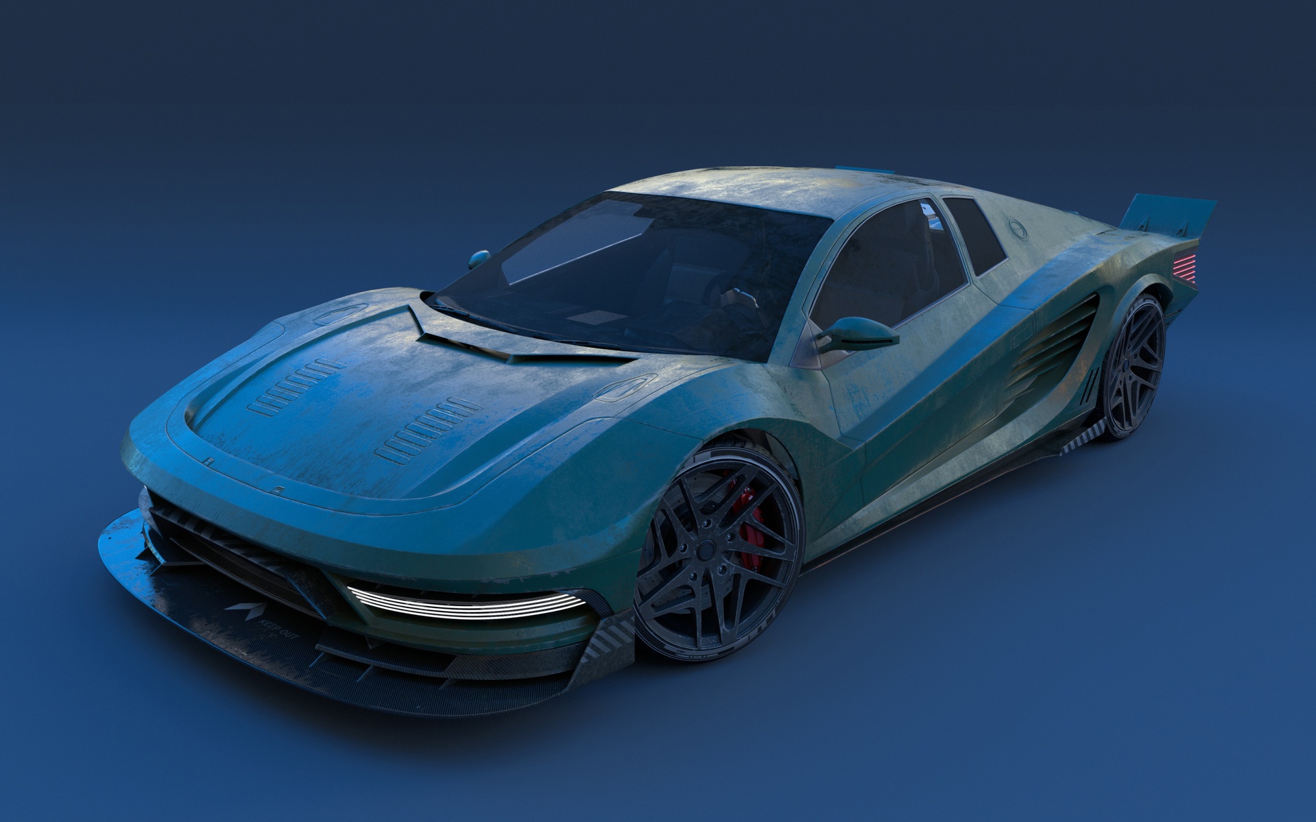 Media 1 for listing Cyberpunk car - Original design