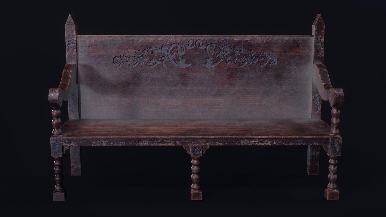 Media 1 for listing Church Bench
