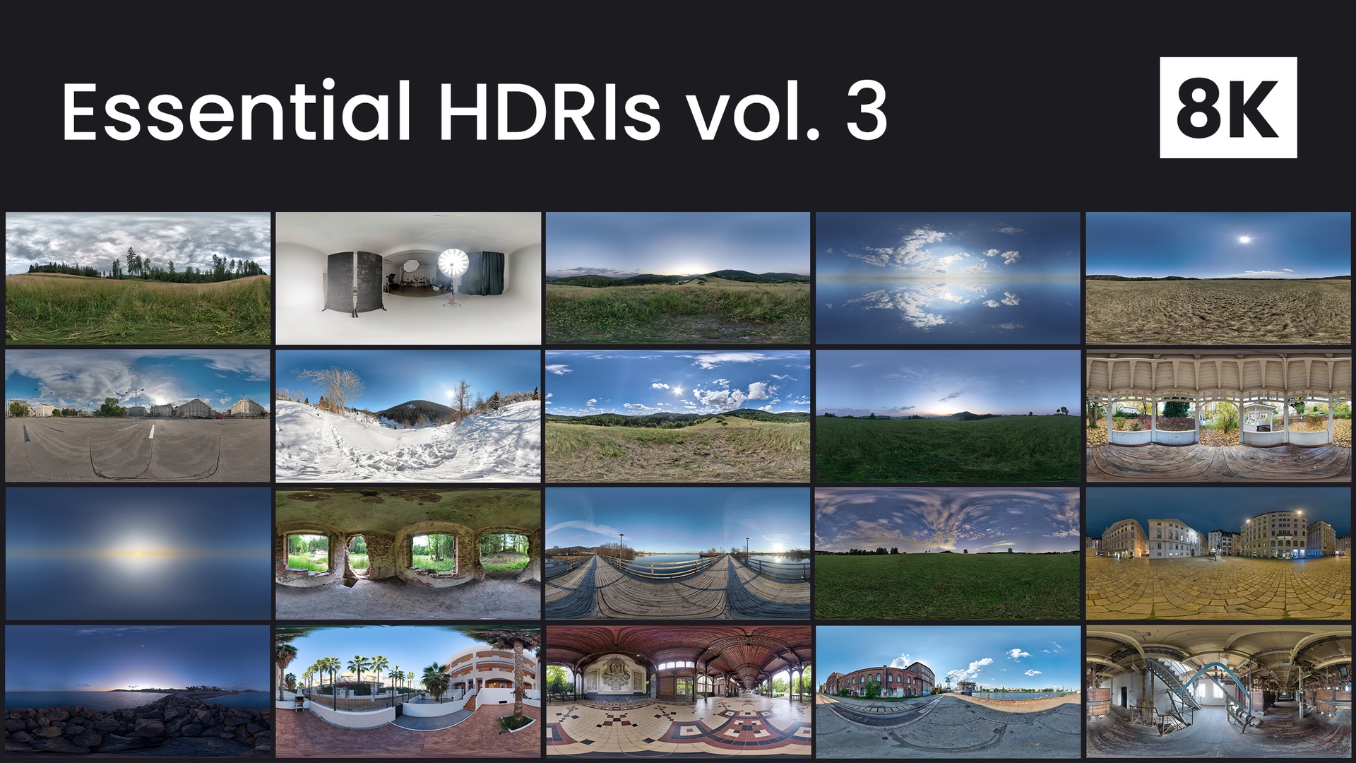 Media 1 for listing Essential HDRIs vol. 3