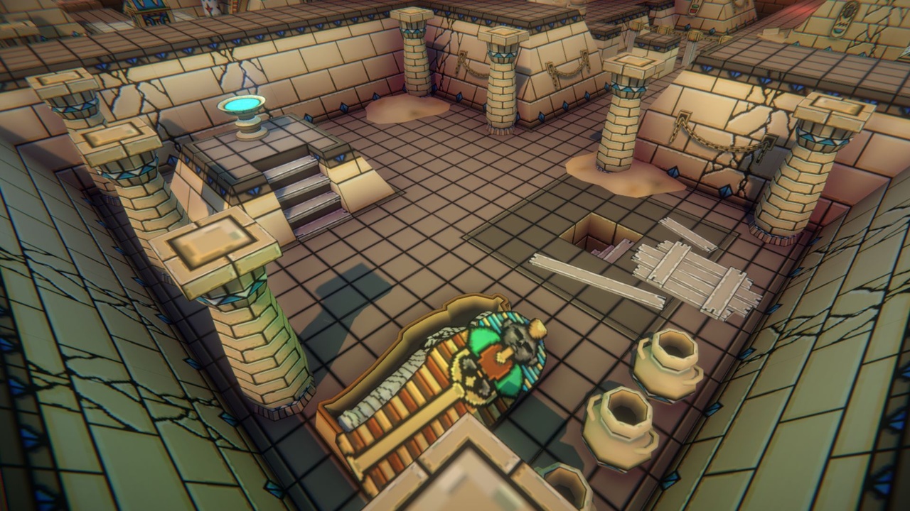 Media 1 for listing Ancient Pyramid Dungeon Kit - Lowpoly Modular Assets [Mobile & Indie Optimized]