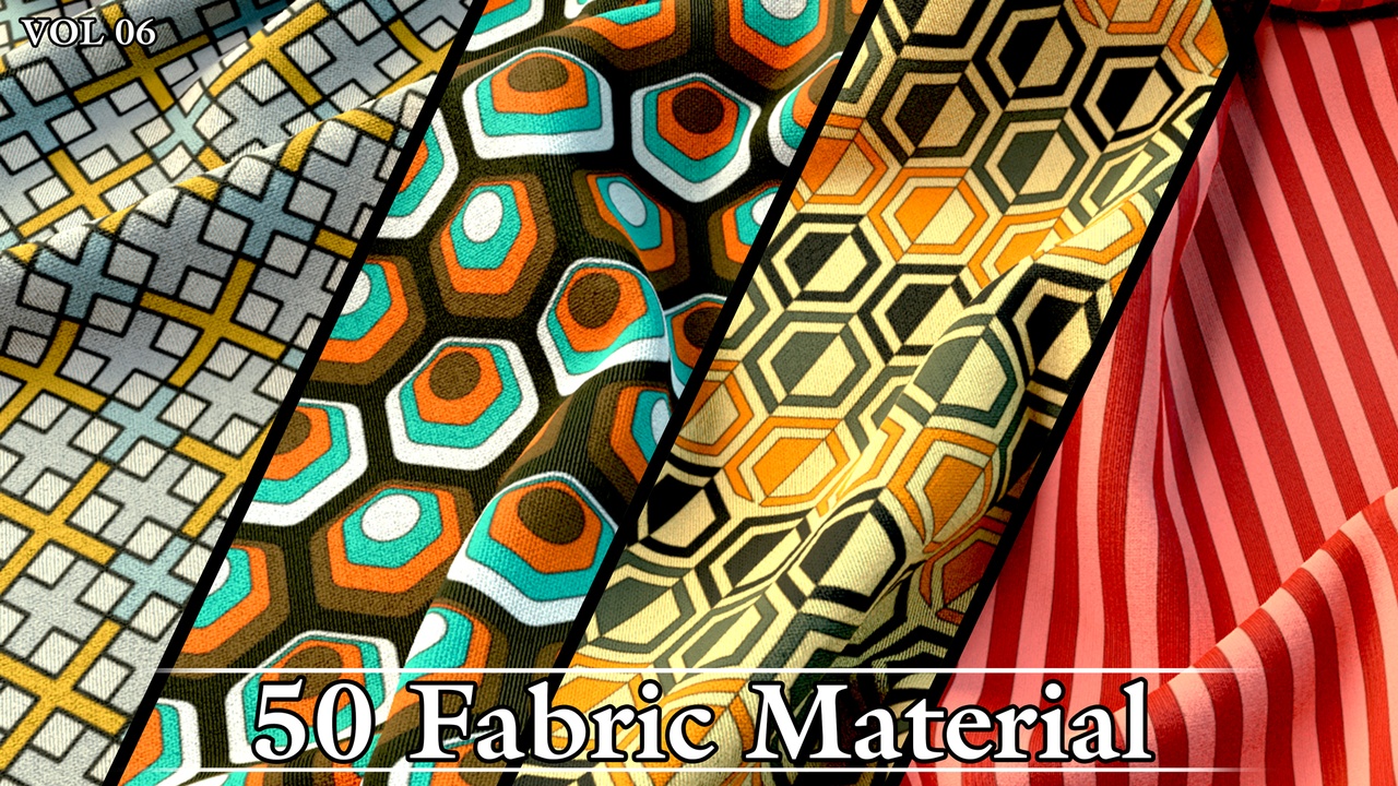 Media 1 for listing 50 Fabric Material VOL06
