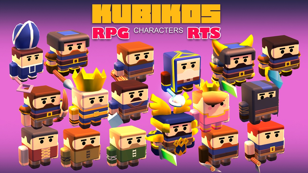 Media 1 for listing KUBIKOS - RPG / RTS Animated Cube Mini Units