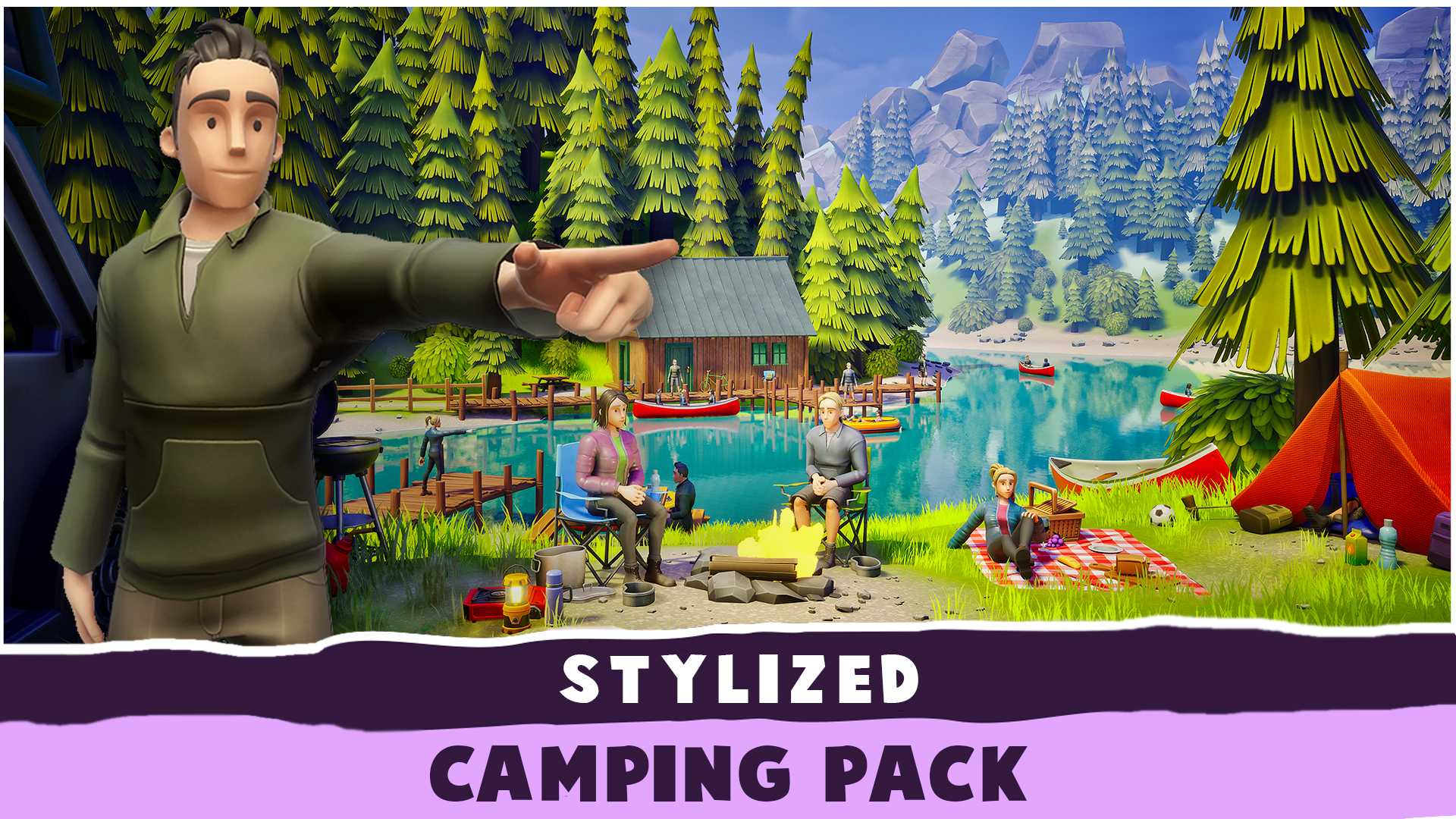 Stylized Camping Pack | Fab