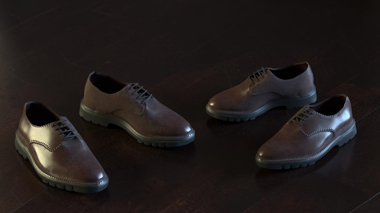 Media 1 for listing Realistic Leather Shoes - Metahuman Parametric