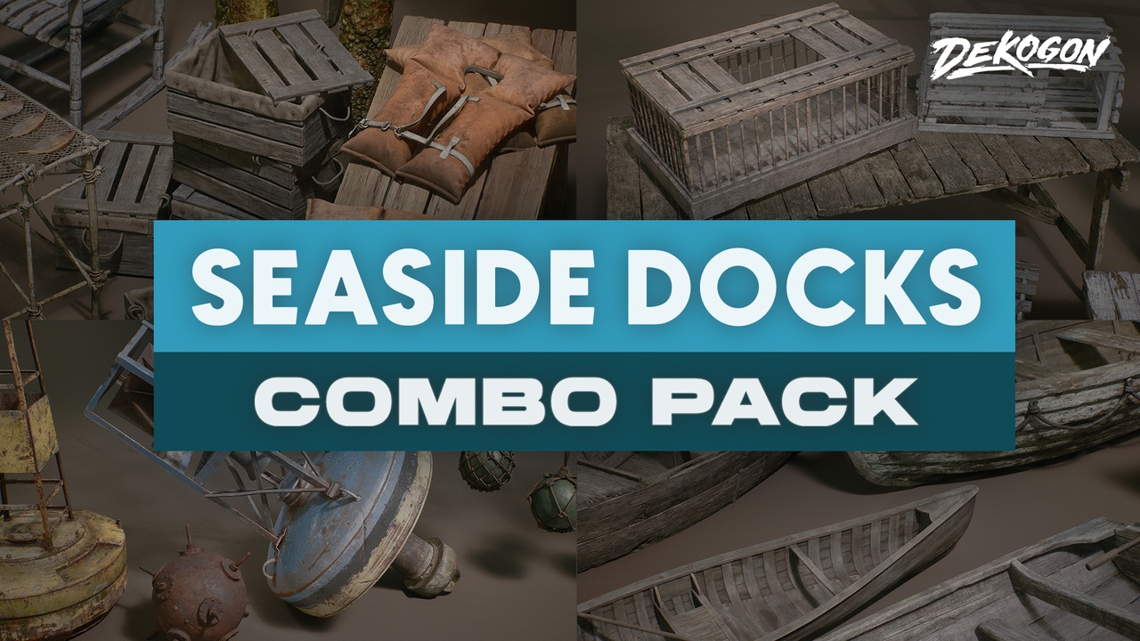 Media 1 for listing SEASIDE DOCKS - COMBO Prop Pack (VOL 1-3)