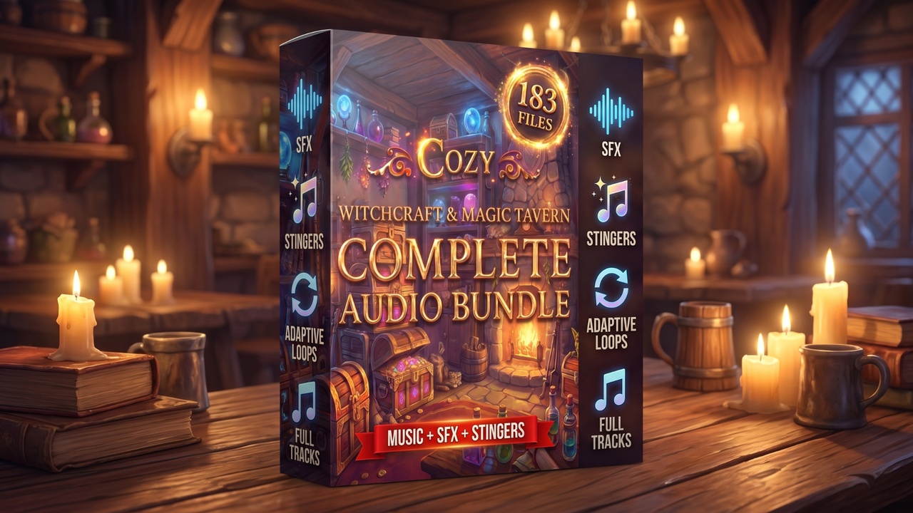 Media 1 for listing Cozy Witchcraft & Magic Tavern - Complete Game Audio Bundle