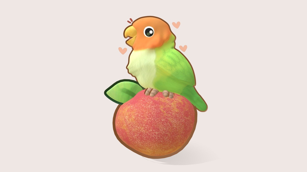 Media 1 for listing Peach-faced Lovebird