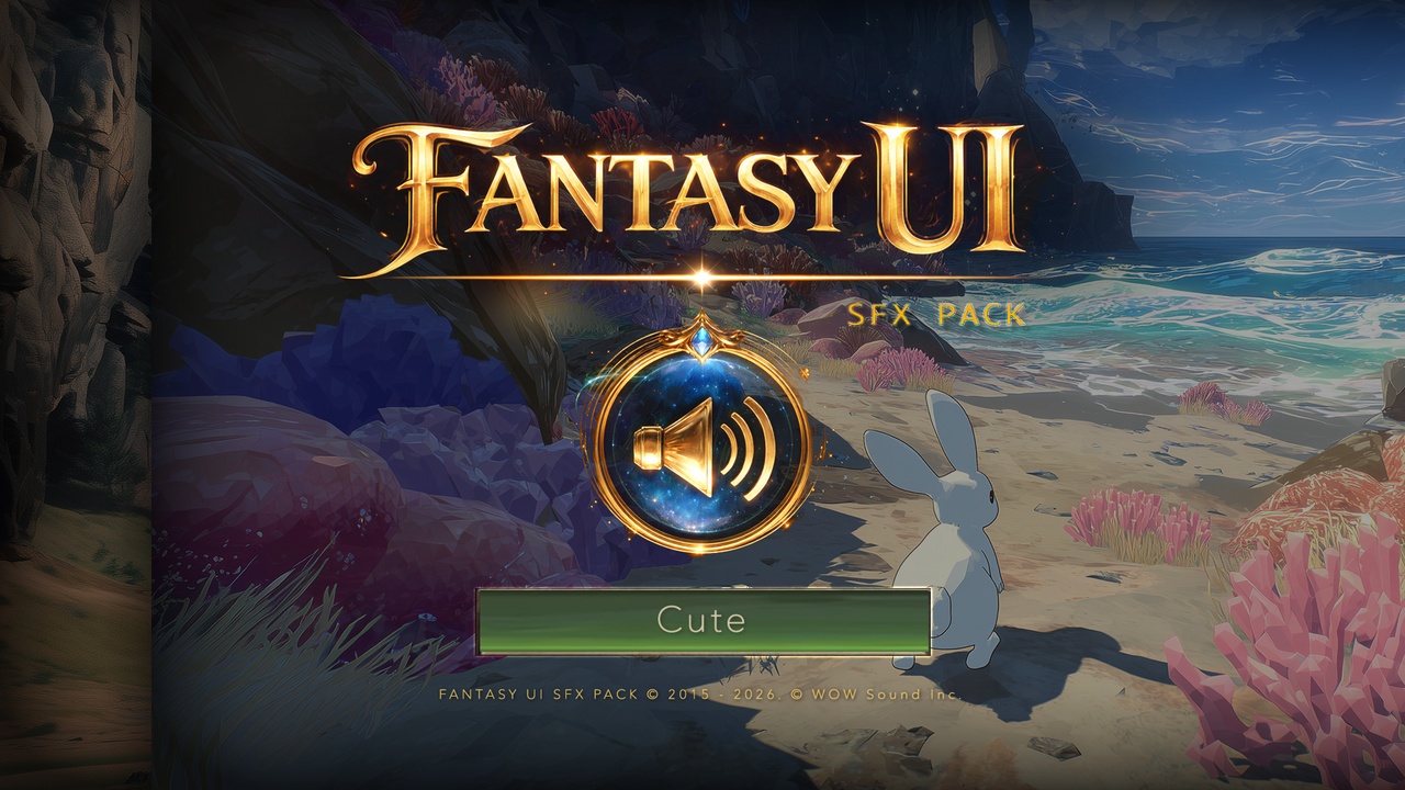 Media 1 for listing Cute Fantasy UI Sound Effects Pack