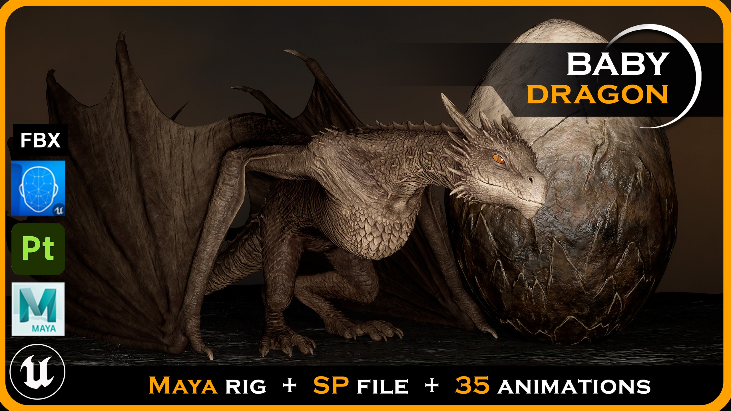 Media 1 for listing DRAGON BABY