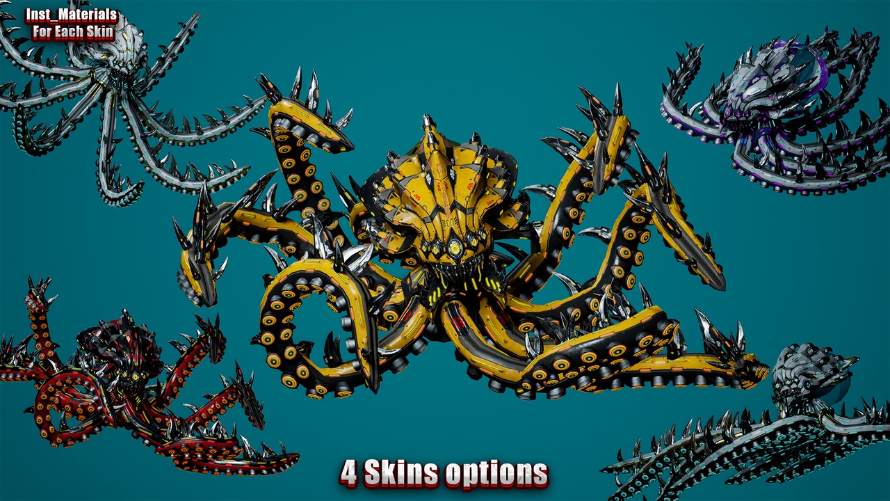 Media 1 for listing Sci-Fi Octopus