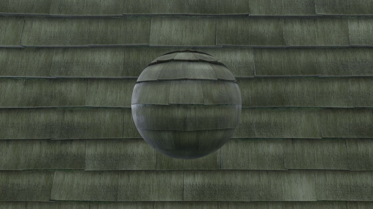 Media 1 for listing Weathered Wood Roof Shingles Materials Pack