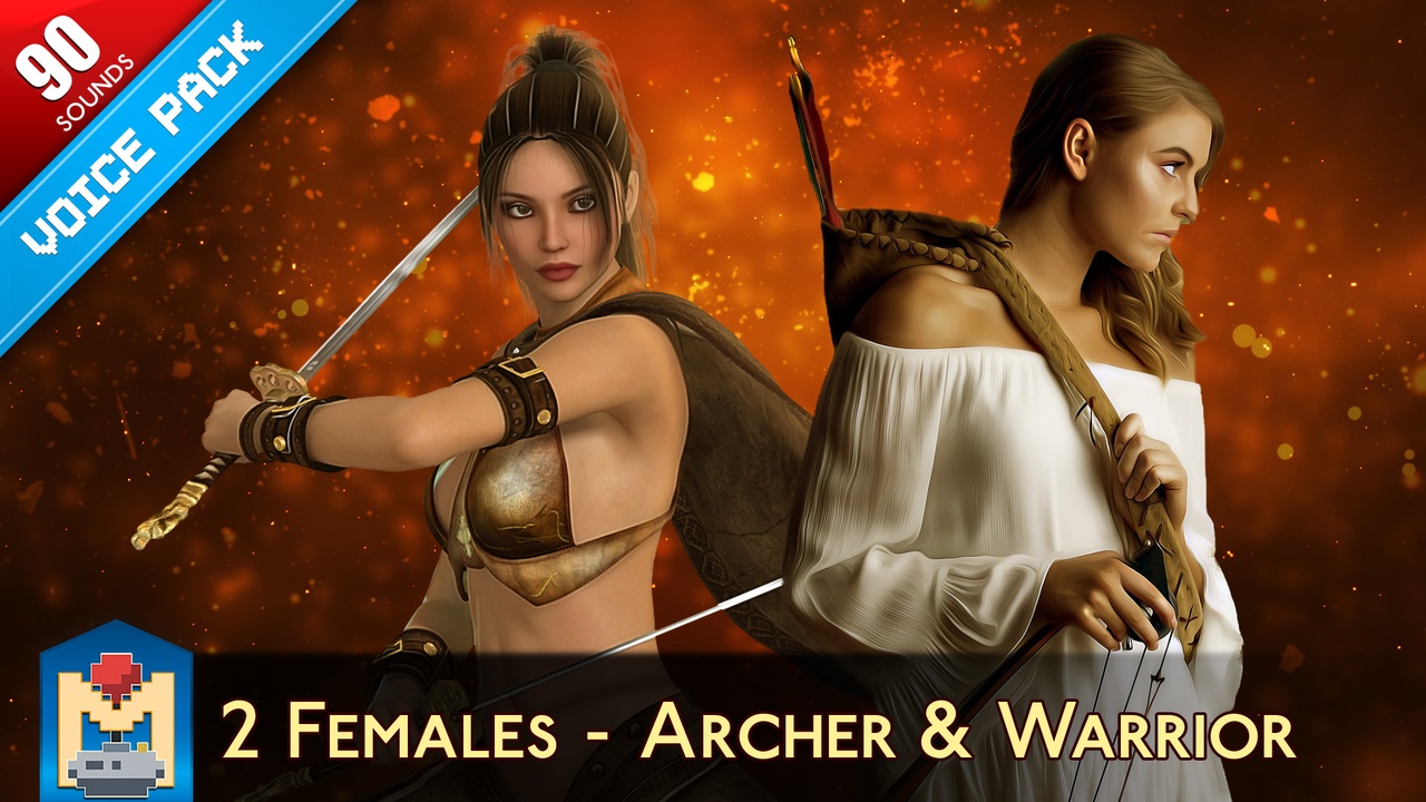 Media 1 for listing Females Archer Warrior Voice Pack