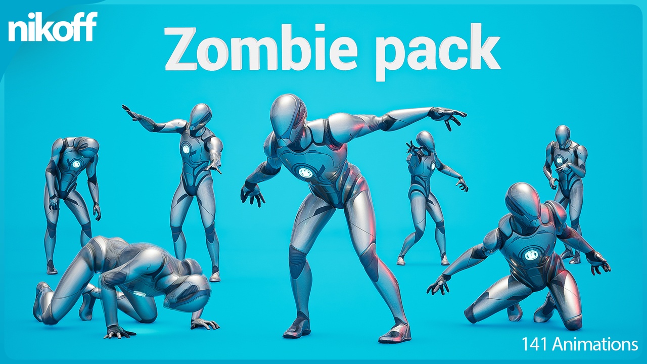 Media 1 for listing Zombie NPC Mocap Animation Pack