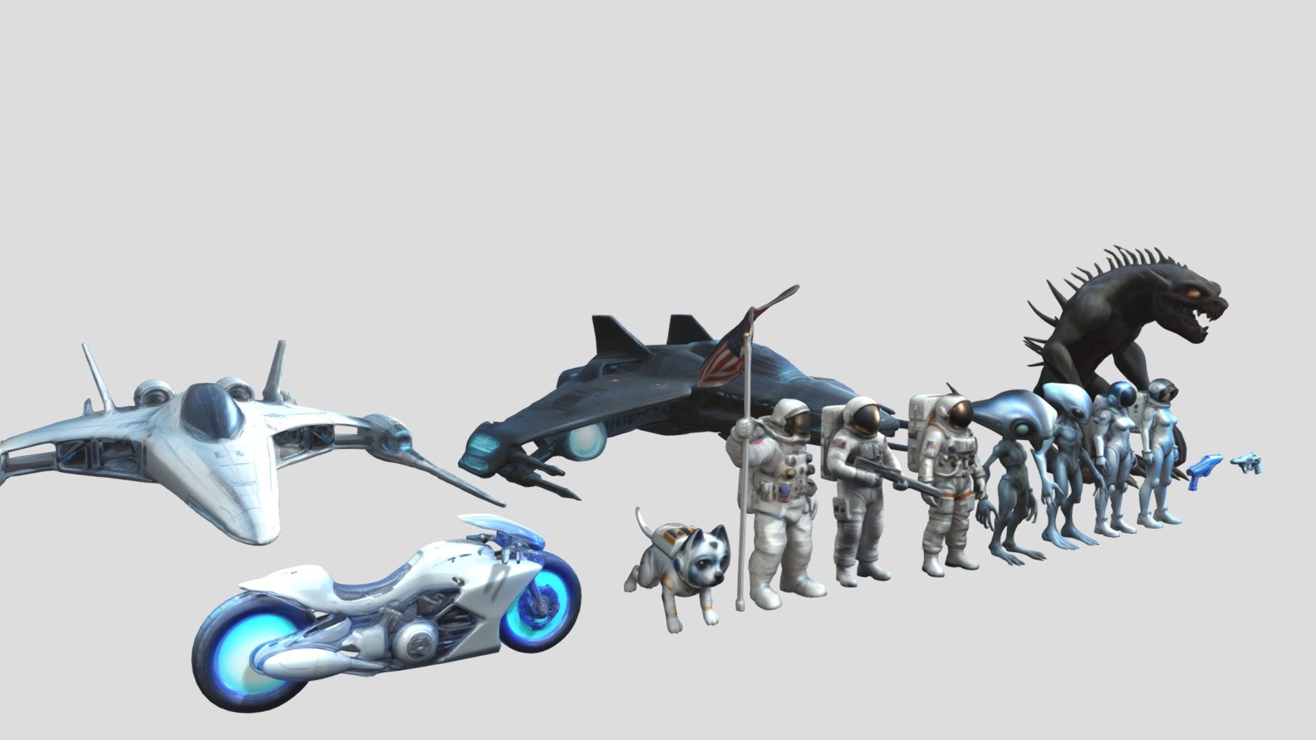 Epic Sci-Fi Outer Space Pack | Fab