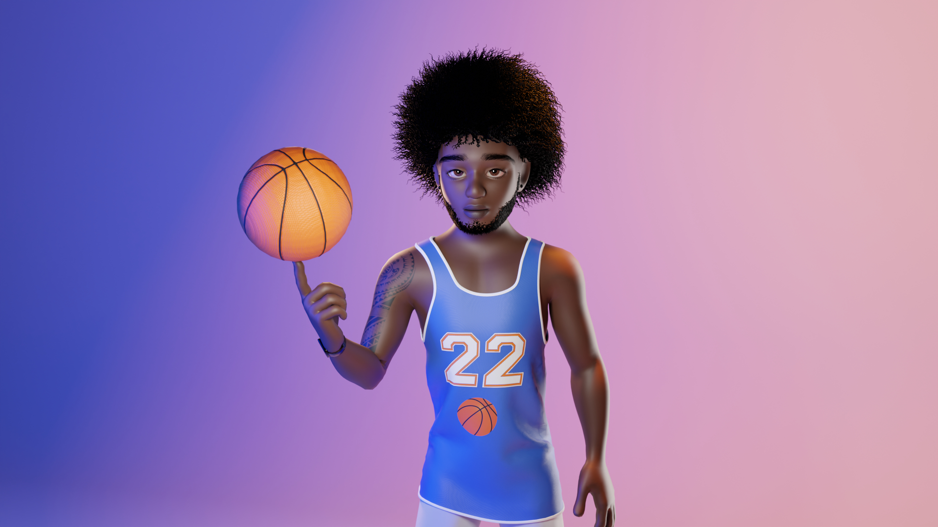 Random Basketball Characters Basketball Player (Character) | Fab