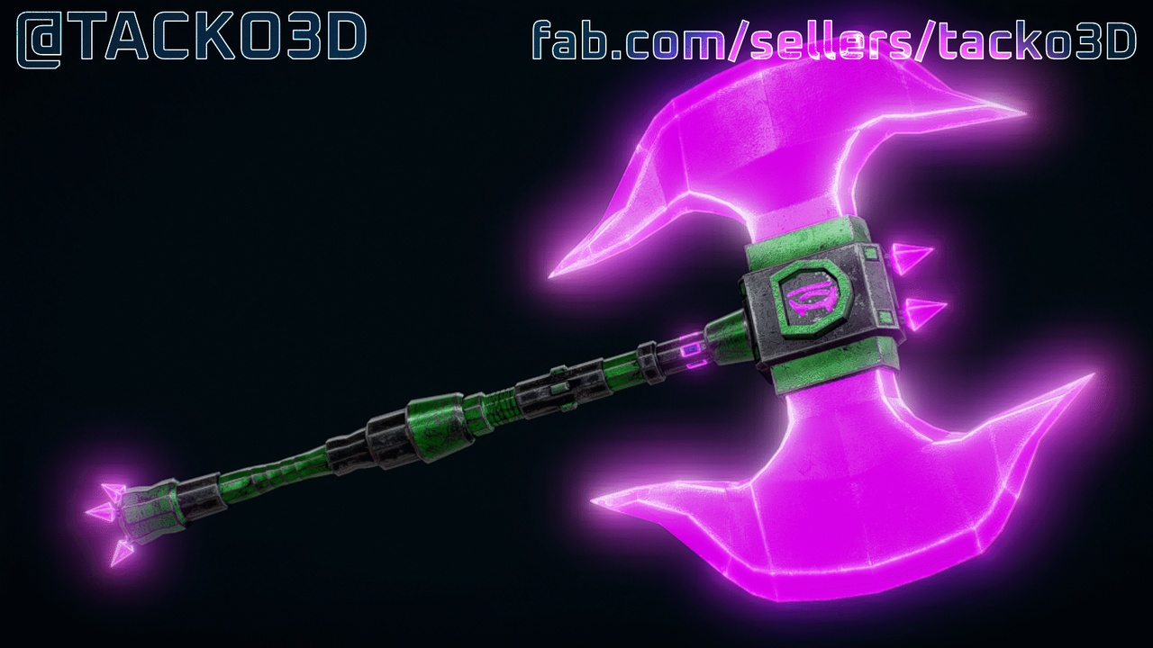 Media 1 for listing Super Axe - Oxidized Weapon