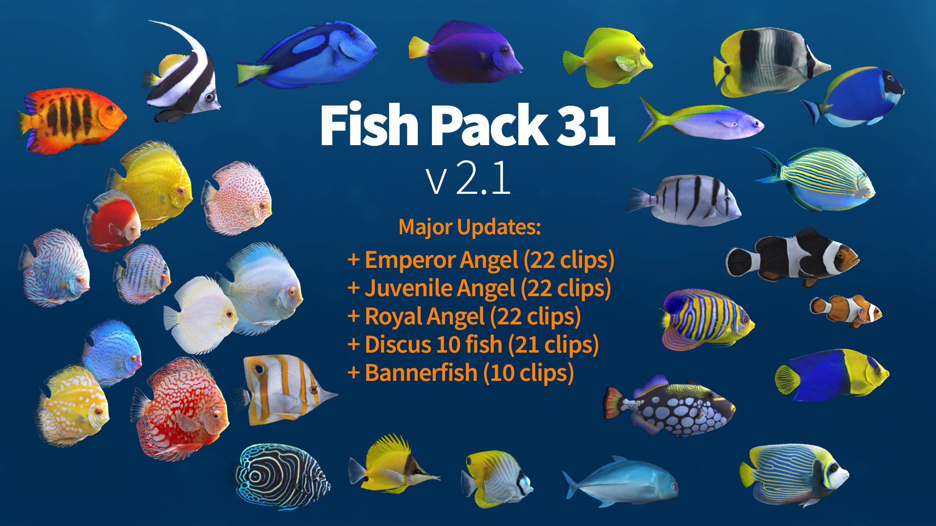 Fish Pack 31 (ver.2.1) | Fab
