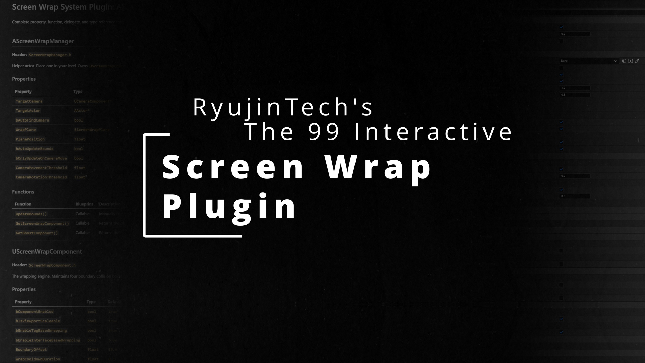 Media 1 for listing Advanced Screen Wrap Plugin - Edge Wrapping & Ghosting (Physics Ready)