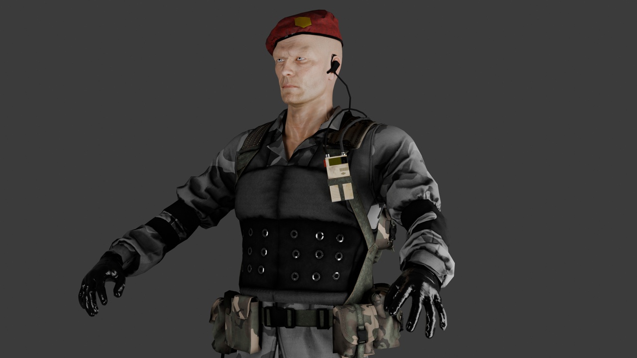 Media 1 for listing soldier in Urban camouflage from the 90s