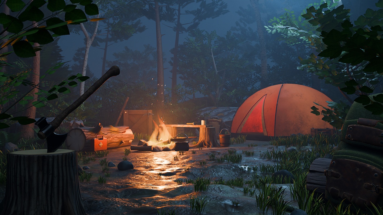 Media 1 for listing Stick Together - Forest Survival Camp, Camping Props, Trees and Terrain