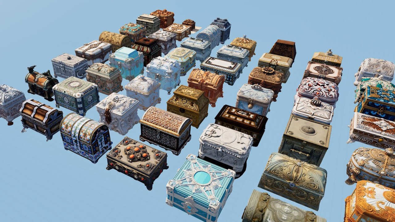 Media 1 for listing Medieval Fantasy Caskets Pack