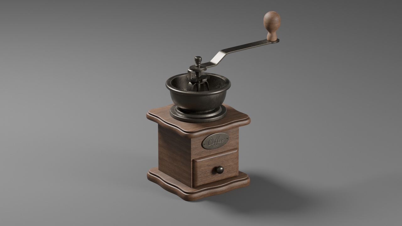 Media 1 for listing Vintage coffee grinder