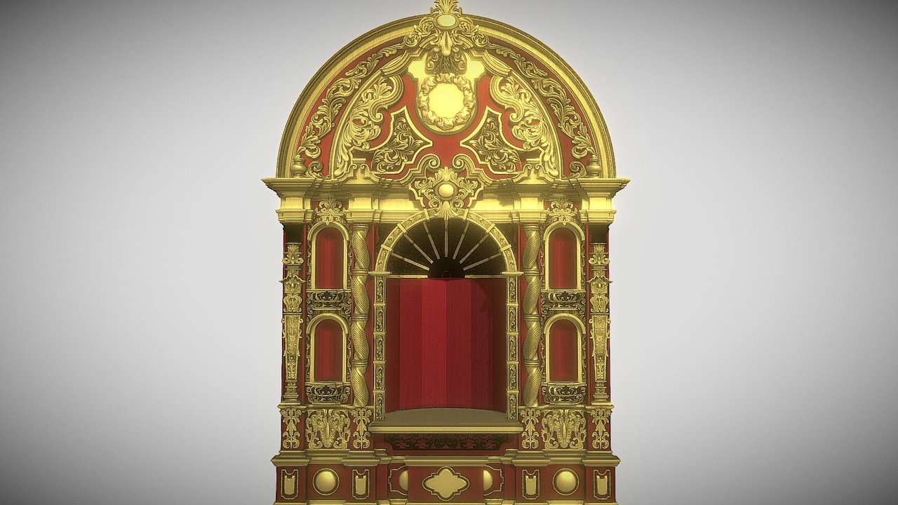 Media 1 for listing Retablo barroco español-Baroque spanish retable