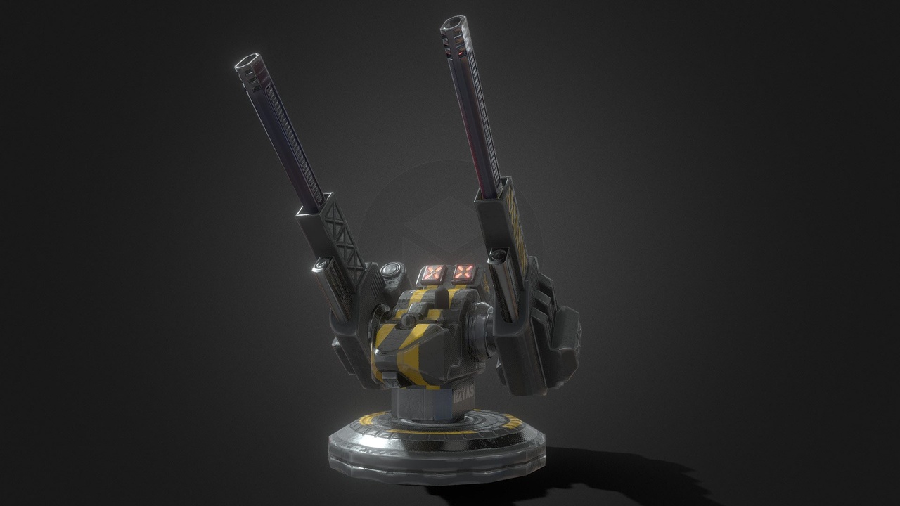Media 1 for listing Turret Defense | Low-Poly Game Asset