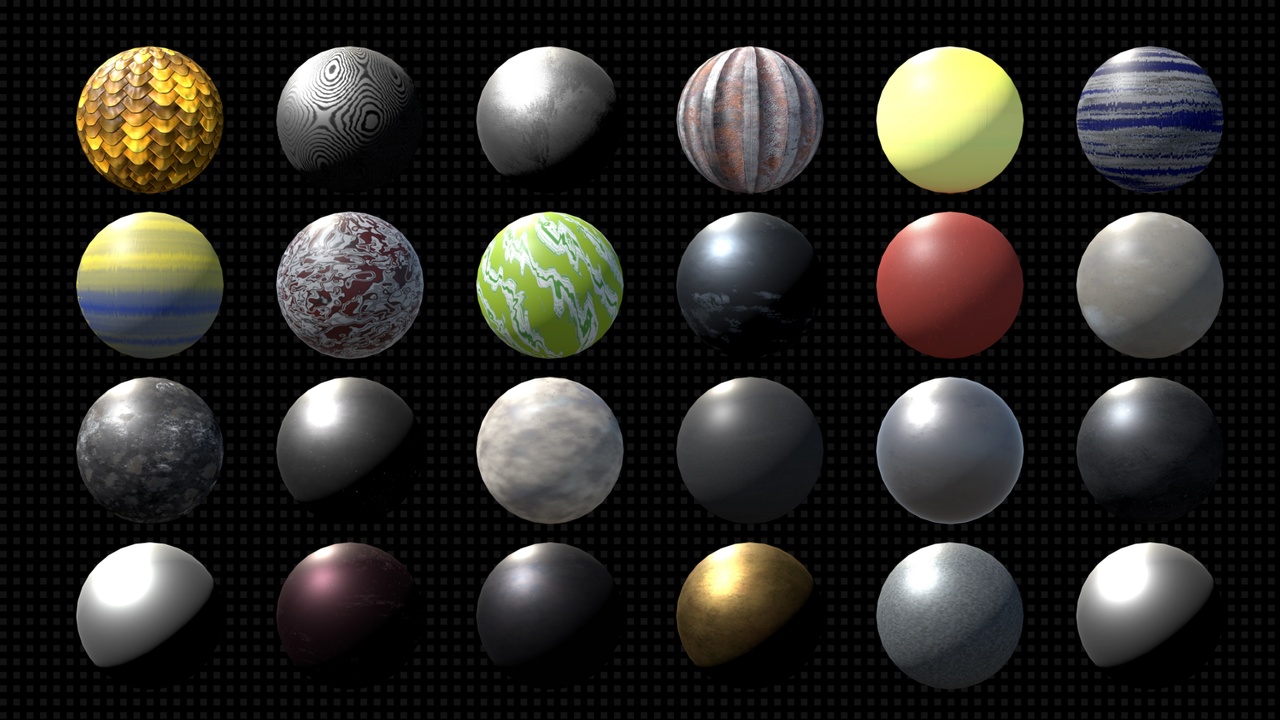 File multimediali per l'articolo 52 PBR metal material packages: 1