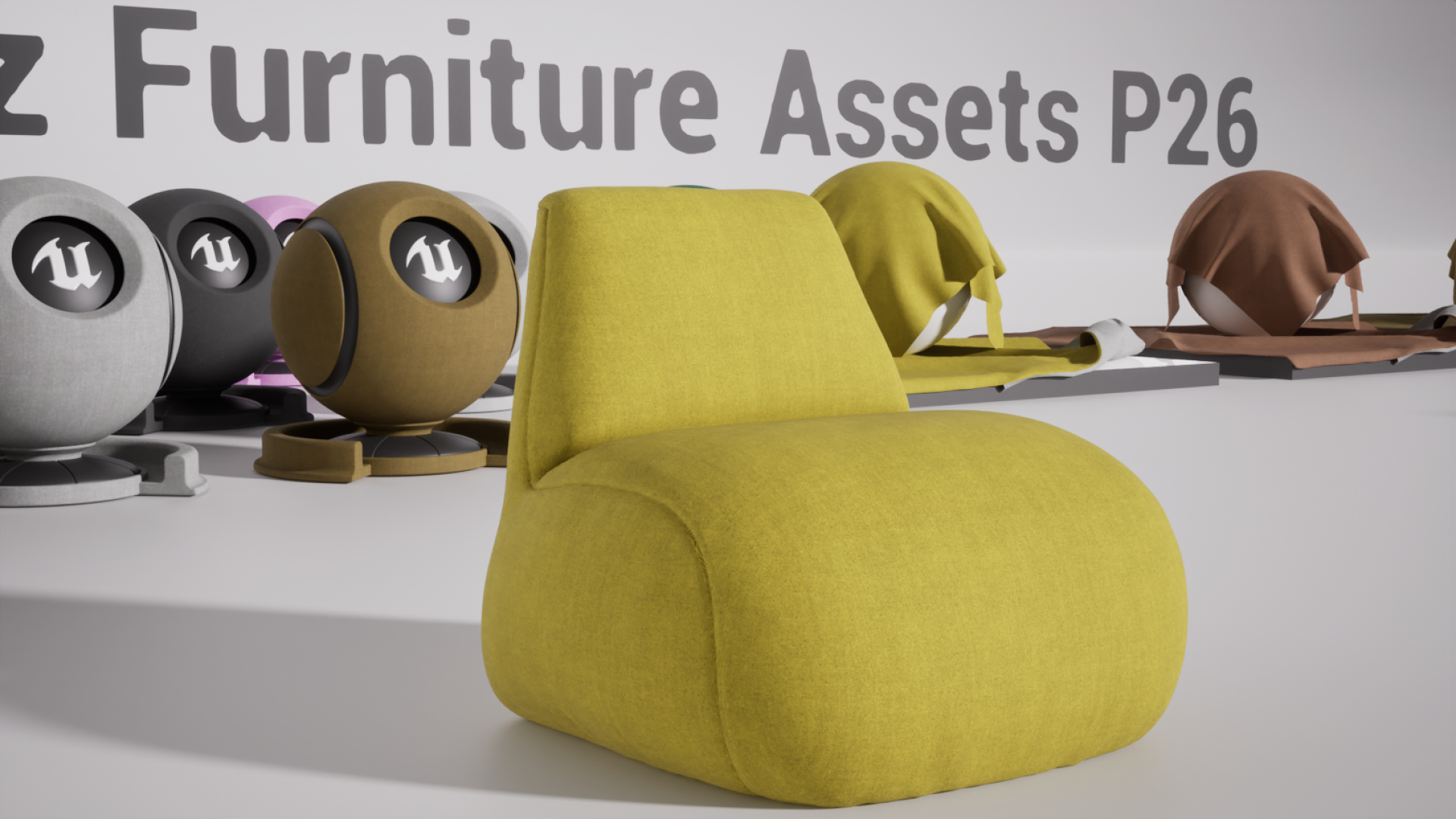 ArchViz Furniture Assets P26 | Fab